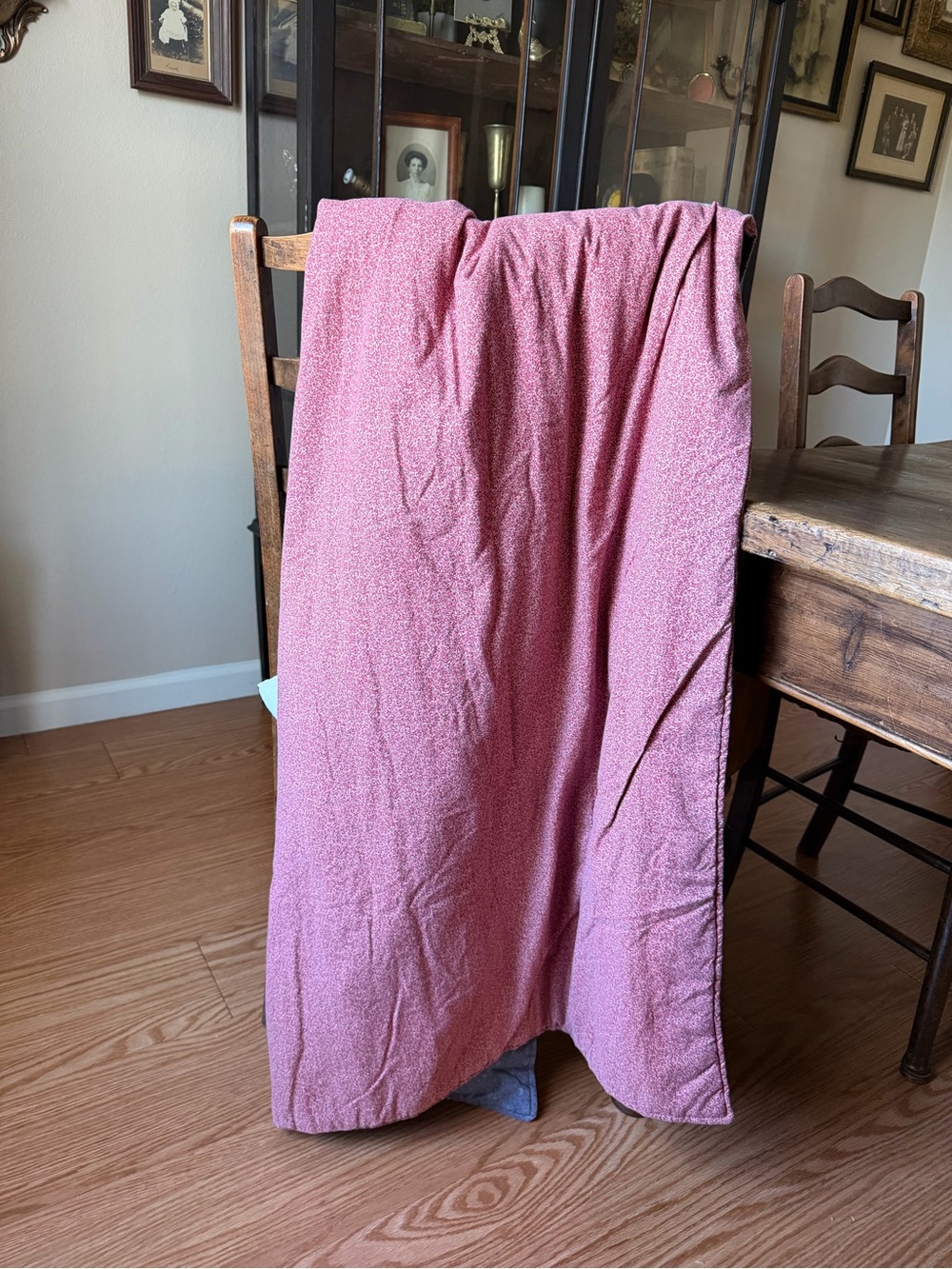 Vintage handmade quilt blanket